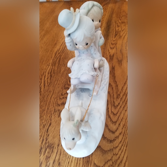 Precious Moments 1987 Oh What Fun It Is To Ride ceramic figurines - Picture 2 of 9